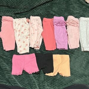 Assorted Baby Leggings and Shorts Set
